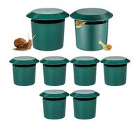 Fyrdyn Trappole per Lumache per Giardino | 11.3x9.5cm Gabbia di Controllo - Soluzione Trappola per Lumache da Acquario,per Piante e Ortaggi da Interno ed Esterno per Casa e Giardino