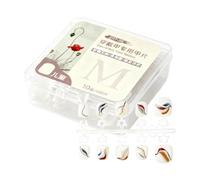 Fyrdyn Unghie Finte Per Bambini - Flessibili Riutilizzabili con | Unghie Artificiali Sottili Per Ragazze Giovani,Per La Fotografia, Il Natale, La Festa In Costume, L'Evento Scolastico, Halloween