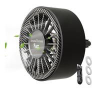 Fyrdyn Ventilatore Da Auto,Ventilatore A Clip Rinfrescante Per Auto - Decorazione Profumata Con Luci Colorate E Dispositivo Rinfrescante Per Furgoni Camion Pickup E