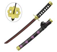 Fyrescosplay MINI KATANA Shuusui Shusui Roronoa Zoro ORNAMENTALE CON STAND non tagliente