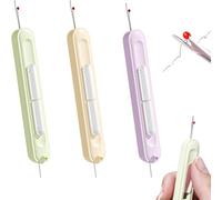 Fysaran Infila ago 2 in 1 per filettare ago e sutura, 3 pezzi per infilare, accessori per cucito, cucitura, filo per aghi