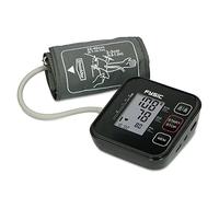 Fysic FB150 - Sfigmomanometro da braccio con controllo della seduta del polsino, circonferenza del braccio da 22 a 40 cm, misura in 30 secondi, display LCD, nero