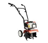 Fyssnn 52CC - Fresa da giardino a benzina, a 2 tempi, 1700 W, con trazione ruota, 30 cm, larghezza di lavoro 12 cm, per giardino