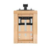 Fyssnn Morsa da tavolo da 7 pollici, in ghisa forgiata, zincata, 180 mm, distanza centrale 5,91", tenditore in legno per pialla, legno e lavorazione dei metalli, regalo fai da te