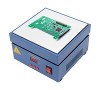 Fyssnn Piastra riscaldante da 800 W, 20 x 20 cm, con LCD, termostato di precisione e protezione di sicurezza per stazione di saldatura BGA/SMD, riparazione PCB, imballaggio elettronico (220 V)