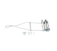 Fyssnn Scala di salvataggio, 5 m, 10 m, 15 m, ignifuga, per balcone, portatile, difficile infiammabile con moschettone, portata fino a 200 kg (5 m)