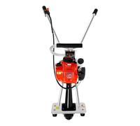Fyssnn Vibratore per calcestruzzo a 4 tempi, 900 W, macchina vibrante per calcestruzzo con altezza regolabile e serbatoio da 0,65 l, compressore per calcestruzzo per cantieri massetto