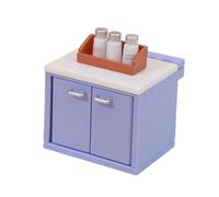 FytStycale 1/12 Mobili da Cucina Mini Modello di Bancone Mini Mobili Gioco di Ruolo per Diorama di Scene di Vita Arredamento Regalo, Piattaforma per Serbatoi di Sale