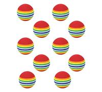 FytStycale 10 Palline da Golf per Allenamento, in Spugna, Flessibili, Riutilizzabili, in Materiale Eva, Leggere, Resistenti agli Urti, Adatte per Uso Interno, 42 Millimetri