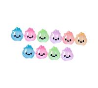 FytStycale 10 Pezzi Luminose Miniature Ornamenti Da Tavolo Statua in Resina Che Si Illuminano Adatti per Feste Notturne Cameretta Ufficio Decorazione Casa, Fiamma 2.4 Cm X 2.5 Cm