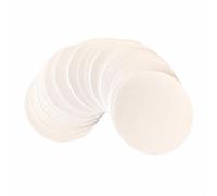 FytStycale 100 Pezzi Distintivo Tondo Vuoto in Legno Personalizzabile Bottone la Vuoto Resisn let per Bambini, Lavoretti Creativi, 56MM