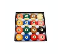 FytStycale 16 Pezzi Set 16 Palle da Biliardo Dimensioni Standard Set Palle da Biliardo Americano Sfere Pool Colorate, TP-B105 Domestico A-grade