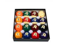 FytStycale 16 Pezzi Set 16 Palle da Biliardo Dimensioni Standard Set Palle da Biliardo Americano Sfere Pool Colorate, TP-B112 Importato Dalla Corea KR