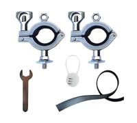 FytStycale 2 Pezzi Supporto Pala Tetto Staffa Morsetto Montaggio Acciaio Inossidabile Resistente per Viaggiatori Truck Adatto a Campeggio Viaggio Road Trip, Argento