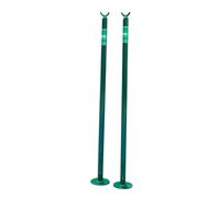 FytStycale 2 Pezzi Tennis con Base Circolare Resistente Alle Intemperie Palo Antiruggine Attrezzatura per Tennisti