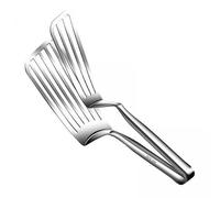 FytStycale 2x Pinze Funzionali, Utensili Da Cucina per Pancake E Hamburger