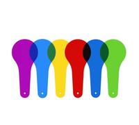 FytStycale 3 Pezzi di Pellicola Traslucida Colorata Teang Tools Attrezzatura per La Scoperta Scientifica Prescolare Materiale Adatto per L'interazione, 6 Pezzi