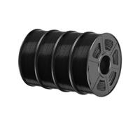 FytStycale 4 filamenti per Stampante 3D da 1,75 mm, Resistenti all'Usura, ottimi Accessori per la modellazione, Facili da Usare, Materiale per la Stampa 3D, Nero