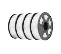 FytStycale 4 filamenti per Stampante 3D da 1,75 mm, Resistenti all'Usura, ottimi Accessori per la modellazione, Facili da Usare, Materiale per la Stampa 3D, Bianco