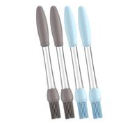 FytStycale 4 Pezzi Pennello in Silicone Resistente Al Calore Utensile da Cucina Manico Ergonomico per Forno, Griglia, Barbecue