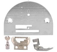 FytStycale 4 Pezzi Set Piastra Ago Griffe Piedino Resistente All'usura Kit Ricambio Macchina da Cucire Acciaio Inossidabile per Ripristino
