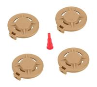 FytStycale 4 Pezzi Tappo Protettivo per Bomboletta di, Accessorio di Facile Installazione, in Nylon, Portatile, Cachi