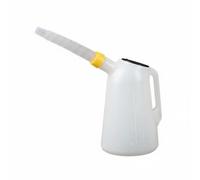 FytStycale 5 L Tanica per Rifornimento Olio Motore A Prova di Perdite Tanica per Olio Gruata Materiale HDPE Caraffa Gruata in Plastica con Beccuccio, 2L