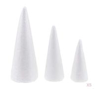 FytStycale 5X 3 Pezzi Albero di Natale Fai da Te in Schiuma a Forma di Bambini, Ideale per Dipingere E Creare.