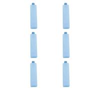 FytStycale 6 Pezzi di Inserti per Blocchi di Ghiaccio in Materiale HDPE a Tenuta Stagna, Impacchi Riutilizzabili, Adatti per Campeggio, Barbecue, Fe, 4 Cm X 4 Cm X 16 Cm