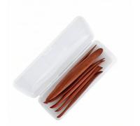 FytStycale 7 Pezzi Kit Utensili Ergonomici Strumenti Leggeri per Laboratorio di Ceramica, Scuola D'arte, Set Da 7 Pezzi Di Strumenti Per Modellare In Legno Di Palissandro Con Custodia In PP
