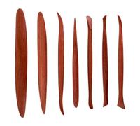 FytStycale 7 Pezzi Kit Utensili Ergonomici Strumenti Leggeri per Laboratorio di Ceramica, Scuola D'arte, Set Da 7 Pezzi Di Strumenti Per Modellare In Legno Di Palissandro