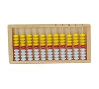 FytStycale Abaco Giocattolo per Bambini, Strumento Educativo di Aritmetica E Conteggio in Legno, Adatto Come Regalo, Decorazione per La Casa E per L, Legno Giallo Rosso Bianco
