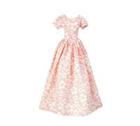 FytStycale Abito per Bambola Vestito Gonna Abbigliamento Outfit Stile Principessa in Tessuto per Bambole 30cm 1/6 Adatto per Scena Fiabesca Gioco di Ruolo Collezione Casa, Arancione, Abito
