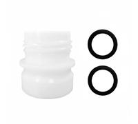 FytStycale Adattatore Bottiglia Gasatore Connettore Accessorio Giunto con Buona Tenuta E Connessione Sicura per Bottiglie in Vetro Crystal 0.7L Compatibile Adatto per Cucina, Bianco