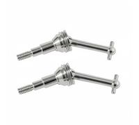 FytStycale Albero di Trasmissione CVD Resistente All'usura Semiasse Omocinetico Auto RC Prestazioni Stabili Giunto Universale Anteriore Posteriore per Modellisti, Argento, 2 PEZZI