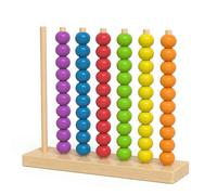FytStycale Apprendimento Precoce Gioco Perline Gioco Calcolatore Legno Abaco con Perline Aiuta a Contare per Bambini Piccoli, Piccolo, 0.4KG