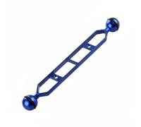 FytStycale Asta di Prolunga per Luce Subacquea Ampia Compatibilità Braccio a Doppia Sfera Subacqueo Leggero Accessorio Fotografico per Scattisti Subacquei, Blu, 9 Pollici