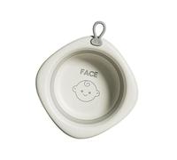 FytStycale Bacinella Pieghevole Vaschetta Multiuso Lavandino Portatile Bambini Materiale Sicuro con Anello per Appendere Adatta a Lavaggio Viso Neonati Viaggio C, Grigio