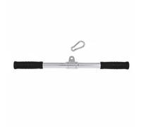 FytStycale Barra LAT Machine con Moschettone Antiscivolo Barra con Moschettone Cromata Attrezzo da Palestra per Atleti