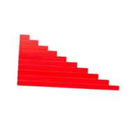 FytStycale Bastoncini Numerici di Piccole Dimensioni, Strumento per La Formazione Degli Insegnanti, Bastoncini di Legno per La Matematica Precoce, Regalo, Rosso, Taglia unica bambino