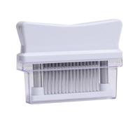 FytStycale Batticarne Manuale Meat Tenderizing Hammer Inteneritore con Punte Attrezzo da Cucina Acciaio Inox 420J2 Camera Chiara per Controllo Meccanismo, Bianco, DH-B03 Bianco 48 Aghi