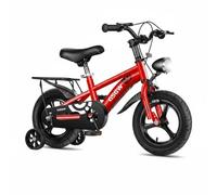 FytStycale Bicicletta per Bambini Bici Apprendimento con Rotelle Faro Frontale E Paracatena Telaio Stabile in Acciaio al Carbonio per Passaggio da Spinta a Pedalata Adatta per Parchi Quartiere