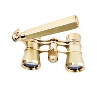 FytStycale Binocolo da Opera 3x25 con Lenti da 25mm E Manico Decorativo per Osservare Artisti Teatrali, Placcato