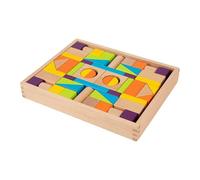 FytStycale Blocchi di Legno per Costruzioni, Giocattoli Sensoriali per Lo Sviluppo di Bambini E Bambine, Multiuso, Regalo Fai-da-Te per La Scuola, Giocat, Colorato
