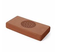FytStycale Blocco Pilates Attrezzo Stretching Supporto Allenamento Funzionale Durevole Sostegno Confortevole Stabilità Nelle Posizioni Texture Antiscivolo Bordi, Caffè