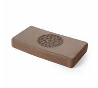 FytStycale Blocco Pilates Attrezzo Stretching Supporto Allenamento Funzionale Durevole Sostegno Confortevole Stabilità Nelle Posizioni Texture Antiscivolo Bordi, Marrone