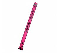 FytStycale Boa SMB Valvola Unidirezionale Boa SMB Gonfiabile Gonfiaggio con Bocca Marcatore di Superficie Subacqueo per Acque Aperte, Snorkeling, Rosa Fluorescente, 1.2m 18cm