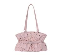 FytStycale Borsa Tote Donna Ampia E Leggera Moderna in Similpelle con Motivi Pois Chic Versatile Come Borsa a Spalla Manico Morbido Indicata per, Rosa