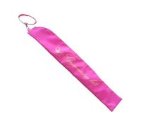 FytStycale Borsa Twirling Baton Custodia Organizer Nastri Ginnastica Borsello Danza Nylon Robusto Funzionale Facile da Usare Adatta per Eventi Sportivi Uso Perso, Rosa
