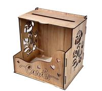 FytStycale Box Buste Sposi Di | Elegante, Scatola buste con Fessura, Grande, cassetta in Legno, per Ricevimento